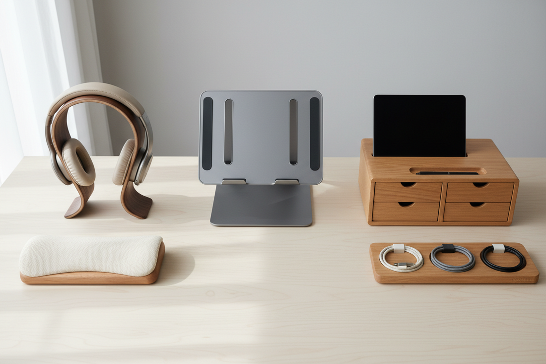 5 accesorios de escritorio que transforman tu espacio de trabajo