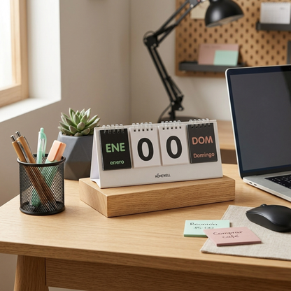 Calendario Perpetuo para Escritorio de Estilo Minimalista