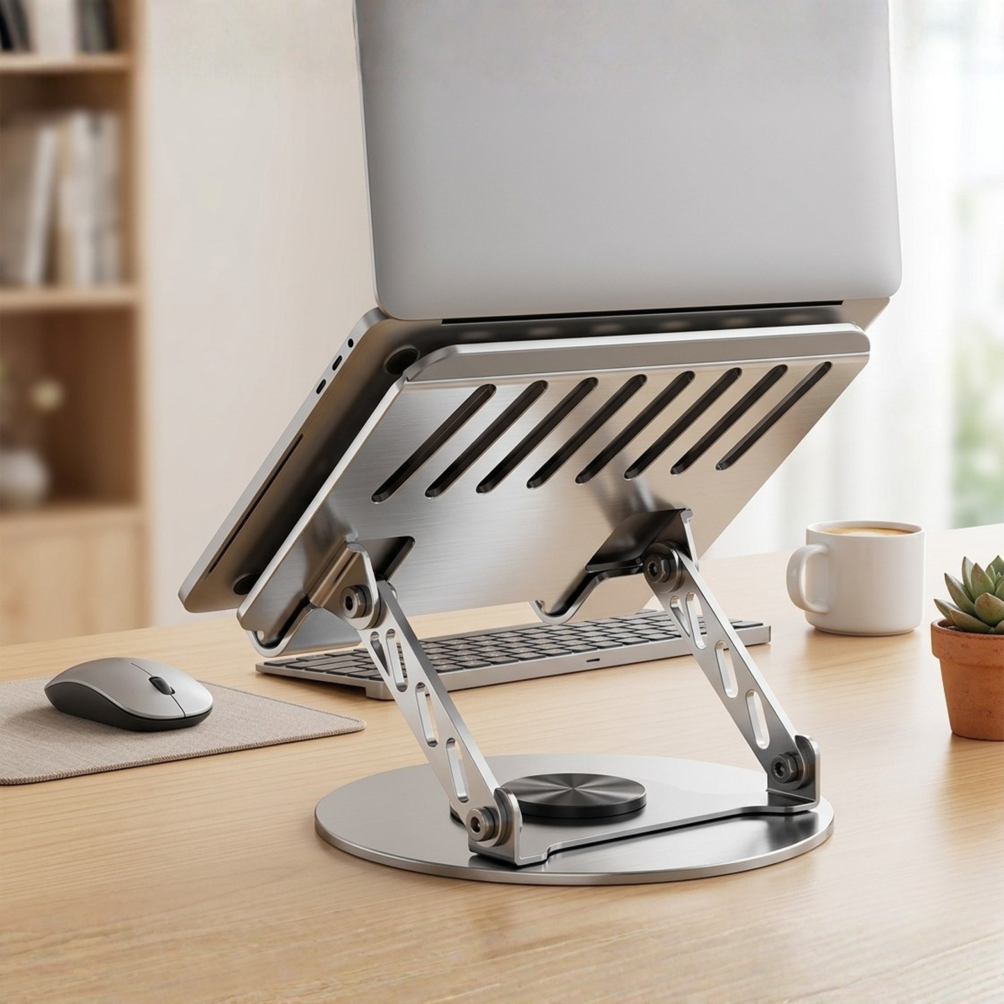 Soporte de Aluminio Ajustable 360° para Notebook