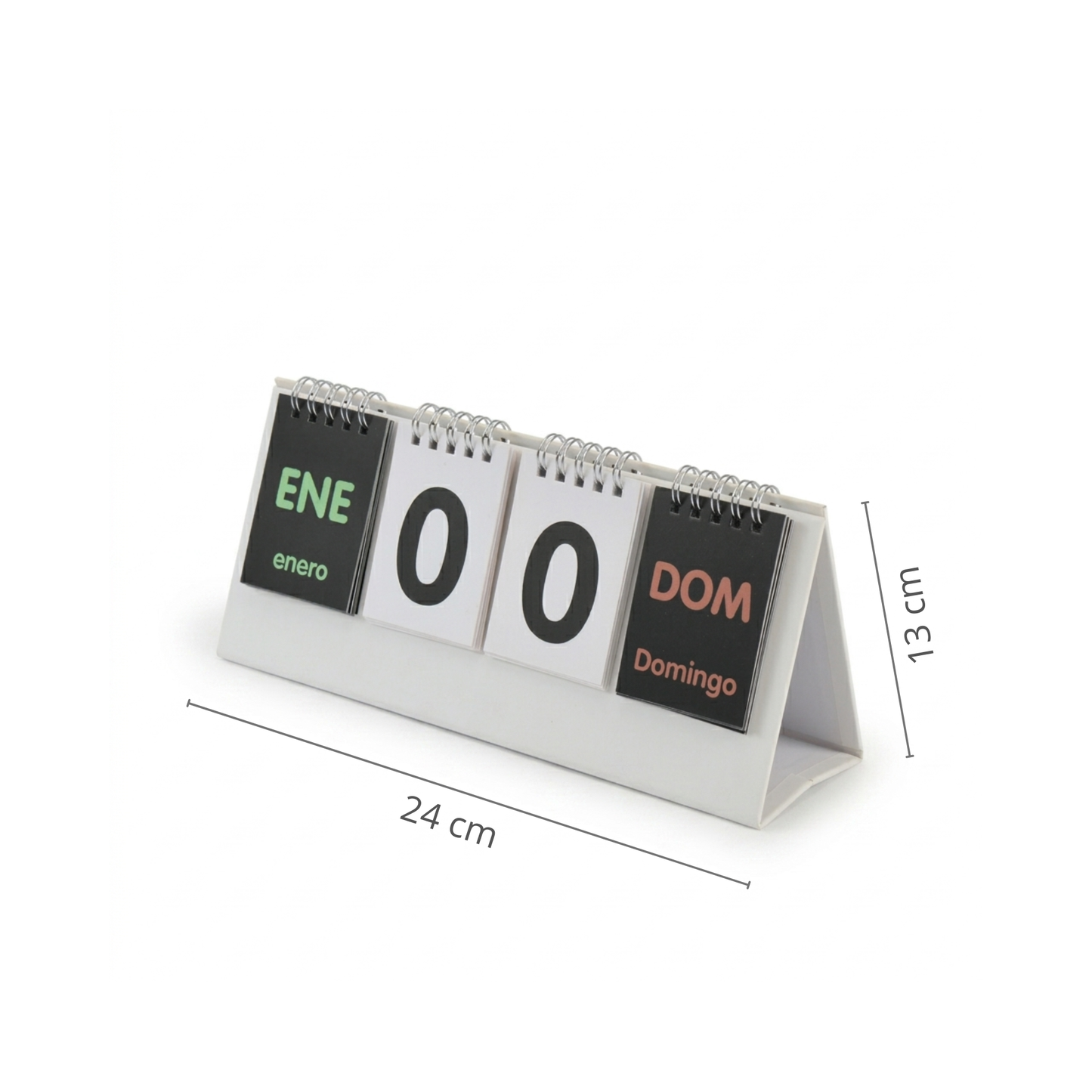 Calendario perpetuo para escritorio de estilo minimalista