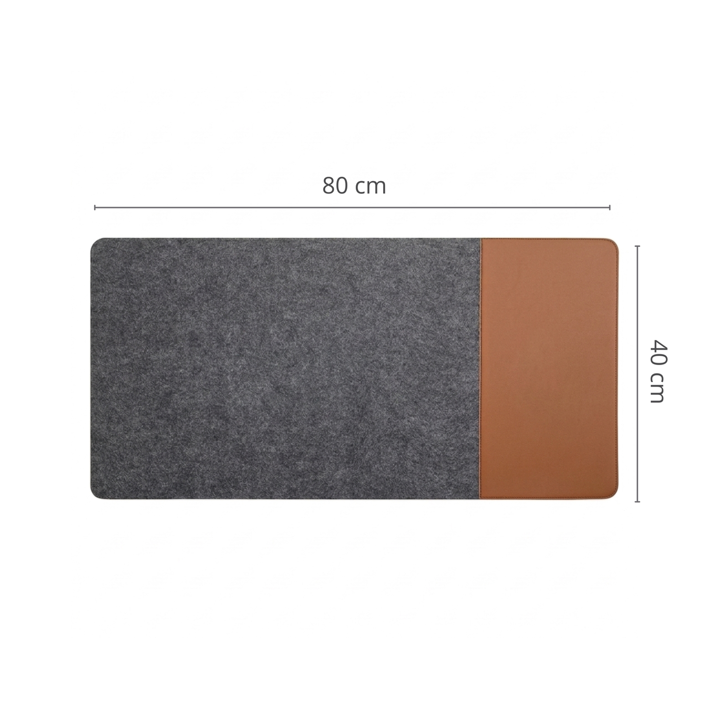 Tapete de escritorio de fieltro extragrande para mouse y teclado