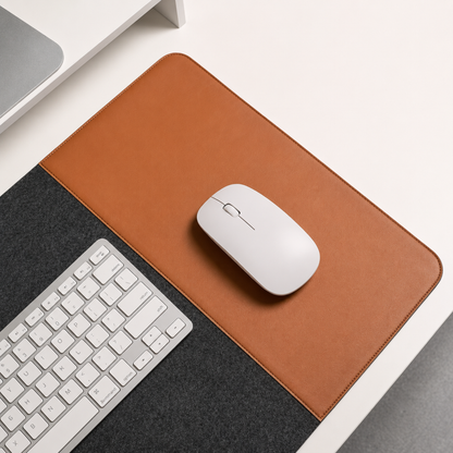 Tapete de Escritorio de Fieltro Extragrande para Mouse y Teclado