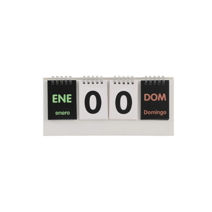 Calendario Perpetuo para Escritorio de Estilo Minimalista