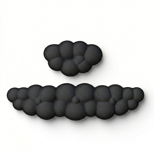 Reposamuñecas Ergonómico con Diseño de Nube y Base Antideslizante