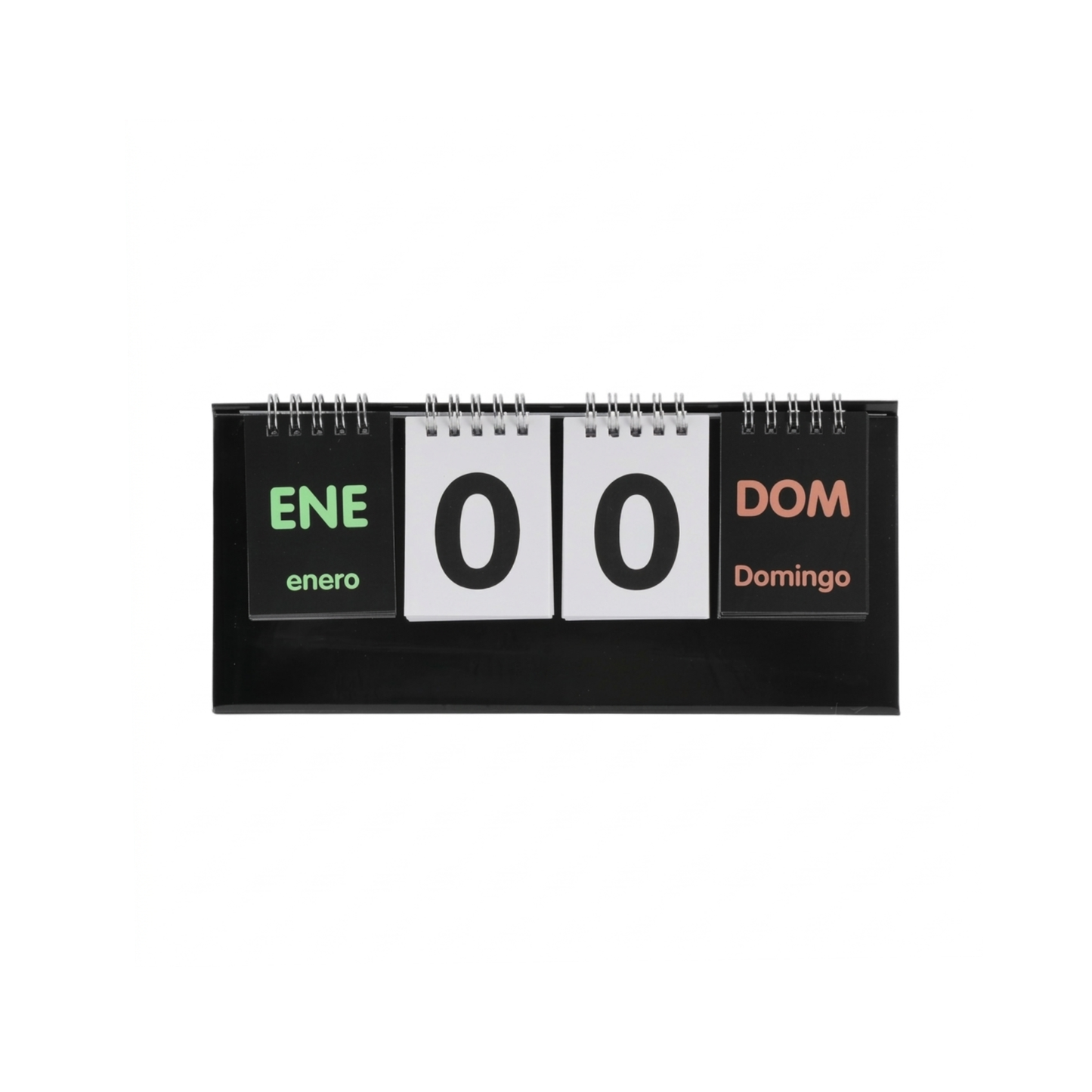 Calendario perpetuo para escritorio de estilo minimalista