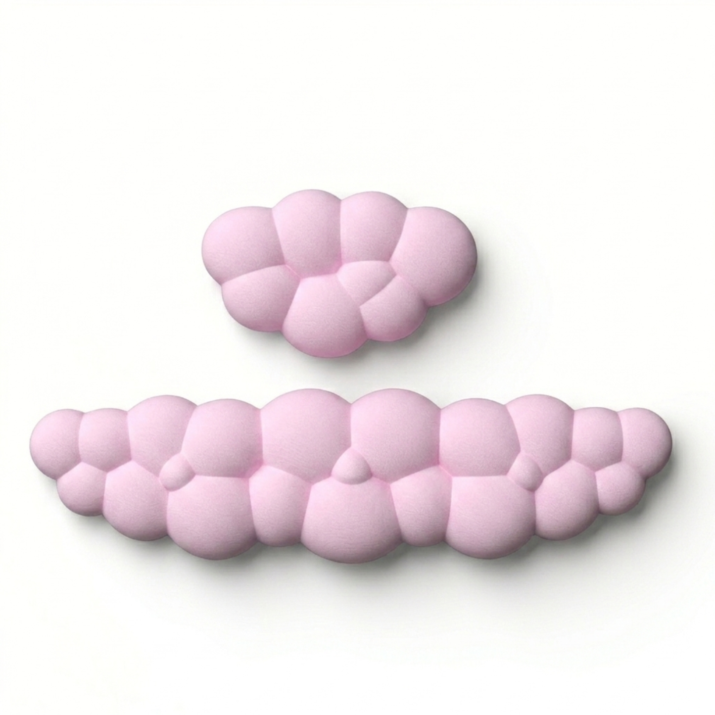 Reposamuñecas Ergonómico con Diseño de Nube y Base Antideslizante